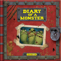 Book Cover for Diary of a Monster by Valeria Dávila, Mónica López