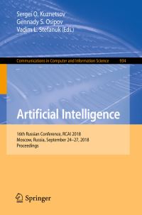 Book Cover for Artificial Intelligence by Sergei O Kuznetsov, Gennady S Osipov, Vadim L Stefanuk