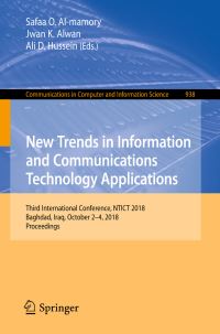 Book Cover for New Trends in Information and Communications Technology Applications by Safaa O Almamory, Jwan K Alwan, Ali D Hussein