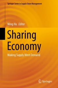 Book Cover for Sharing Economy by Ming Hu