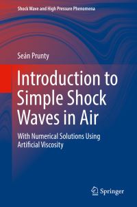 Book Cover for Introduction to Simple Shock Waves in Air by Seán Prunty