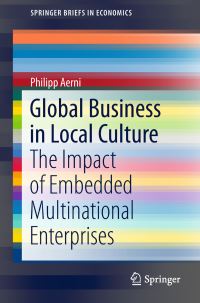 Book Cover for Global Business in Local Culture by Philipp Aerni