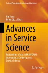 Book Cover for Advances in Service Science by Hui Yang, Robin Qiu