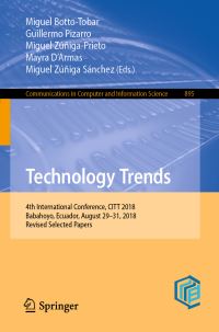 Book Cover for Technology Trends by Miguel BottoTobar, Guillermo Pizarro, Miguel ZúñigaPrieto, Mayra DArmas, Miguel Zúñiga Sánchez