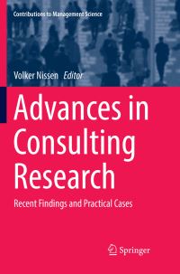 Book Cover for Advances in Consulting Research by Volker Nissen
