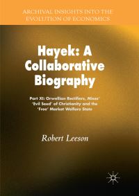 Book Cover for Hayek: A Collaborative Biography by Robert Leeson