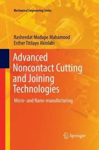 Book Cover for Advanced Noncontact Cutting and Joining Technologies by Rasheedat Modupe Mahamood, Esther Titilayo Akinlabi