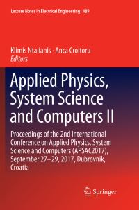 Book Cover for Applied Physics, System Science and Computers II by Klimis Ntalianis, Anca Croitoru