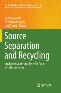 Book Cover for Source Separation and Recycling by Roman Maletz, Christina Dornack, Lou Ziyang