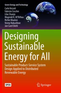Book Cover for Designing Sustainable Energy for All by Carlo Vezzoli, Fabrizio Ceschin, Lilac Osanjo, Mugendi K MRithaa, Richie Moalosi, Venny Nakazibwe, Jan Carel Diehl