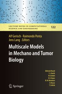 Book Cover for Multiscale Models in Mechano and Tumor Biology by Alf Gerisch, Raimondo Penta, Jens Lang