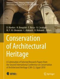 Book Cover for Conservation of Architectural Heritage by Dean Hawkes, Hocine Bougdah, Federica Rosso, Nicola Cavalagli, Mahmoud Yousef M Ghoneem, Chaham Alalouch, Nabil Mohareb