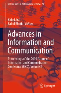 Book Cover for Advances in Information and Communication by Kohei Arai, Rahul Bhatia