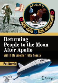 Book Cover for Returning People to the Moon After Apollo Space Exploration by Pat Norris