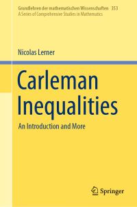 Book Cover for Carleman Inequalities by Nicolas Lerner