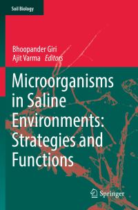 Book Cover for Microorganisms in Saline Environments by Bhoopander Giri, Ajit Varma