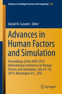 Book Cover for Advances in Human Factors and Simulation by Daniel N Cassenti