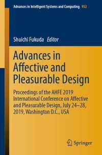 Book Cover for Advances in Affective and Pleasurable Design by Shuichi Fukuda