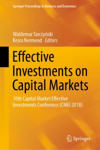 Book Cover for Effective Investments on Capital Markets by Waldemar Tarczynski, Kesra Nermend