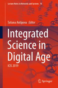 Book Cover for Integrated Science in Digital Age by Tatiana Antipova
