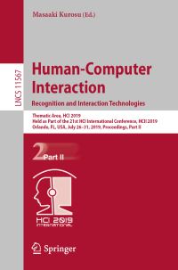 Book Cover for Human-Computer Interaction. Recognition and Interaction Technologies Information Systems and Applications, Incl. Internet/Web, and HCI by Masaaki Kurosu