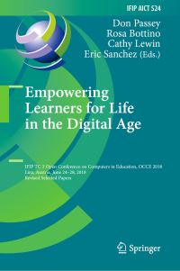 Book Cover for Empowering Learners for Life in the Digital Age by Don Passey, Rosa Bottino, Cathy Lewin, Eric Sanchez