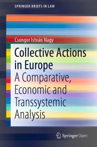 Book Cover for Collective Actions in Europe by Csongor István Nagy
