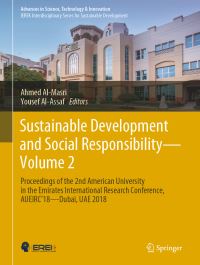 Book Cover for Sustainable Development and Social Responsibility—Volume 2 by Ahmed N AlMasri, Yousef AlAssaf