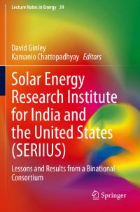 Book Cover for Solar Energy Research Institute for India and the United States (SERIIUS) by David Ginley, Kamanio Chattopadhyay