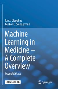 Book Cover for Machine Learning in Medicine by Ton J M Cleophas, Aeilko H Zwinderman