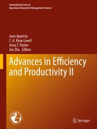 Book Cover for Advances in Efficiency and Productivity II by Juan Aparicio, C A Knox Lovell, Jesus T Pastor, Joe Zhu