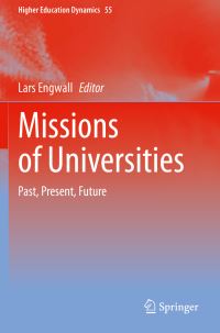 Book Cover for Missions of Universities by Lars Engwall