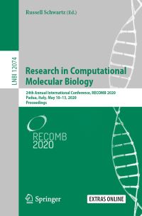 Book Cover for Research in Computational Molecular Biology Lecture Notes in Bioinformatics by Russell Schwartz