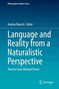 Book Cover for Language and Reality from a Naturalistic Perspective by Andrea Bianchi