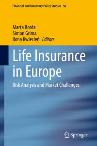 Book Cover for Life Insurance in Europe by Marta Borda, Simon Grima, Ilona Kwiecien