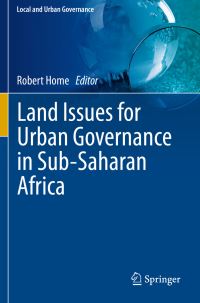 Book Cover for Land Issues for Urban Governance in Sub-Saharan Africa by Robert Home