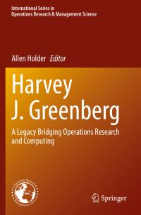 Book Cover for Harvey J. Greenberg by Allen Holder