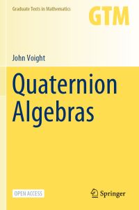 Book Cover for Quaternion Algebras by John Voight