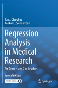 Book Cover for Regression Analysis in Medical Research by Ton J M Cleophas, Aeilko H Zwinderman