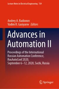 Book Cover for Advances in Automation II by Andrey A Radionov, Vadim R Gasiyarov