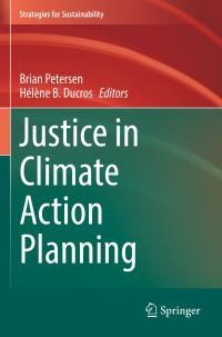 Book Cover for Justice in Climate Action Planning by Brian Petersen, Hélène B Ducros
