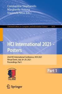 Book Cover for HCI International 2021 - Posters by Constantine Stephanidis, Margherita Antona, Stavroula Ntoa