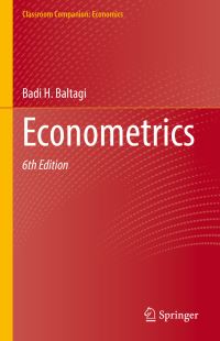 Book Cover for Econometrics by Badi H Baltagi