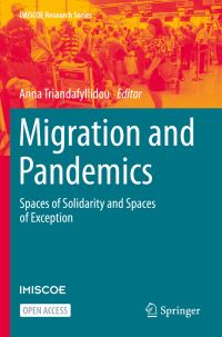 Book Cover for Migration and Pandemics by Anna Triandafyllidou