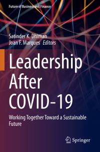 Book Cover for Leadership After COVID-19 by Satinder Dhiman, Joan Marques