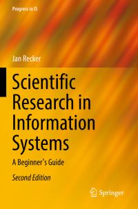 Book Cover for Scientific Research in Information Systems by Jan Recker