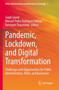 Book Cover for Pandemic, Lockdown, and Digital Transformation by Saqib Saeed, Manuel Pedro Rodríguez Bolívar, Ramayah Thurasamy