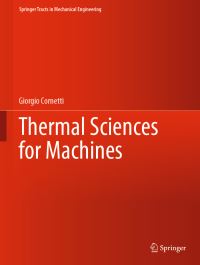 Book Cover for Thermal Sciences for Machines by Giorgio Cornetti