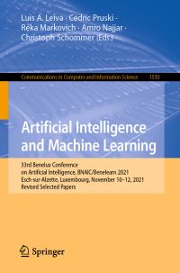 Book Cover for Artificial Intelligence and Machine Learning by Benelux Conference on Artificial Intelligence, BelgianDutch Conference on Machine Learning
