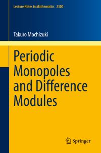 Book Cover for Periodic Monopoles and Difference Modules by Takuro Mochizuki